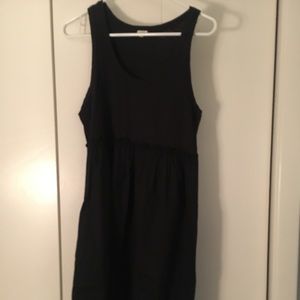 J. Crew black beach dress